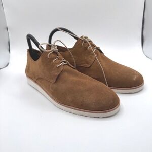 Nisolo Lightweight Flex Derby Oxfords Shoes Men's 9.5 Made in Peru Suede Leather